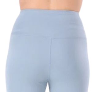Leggings Largos de Cintura Alta Azul Claro para Mujer, Pantalones Ajustados de Corte Delgado con Cintura Ancha, Pantalones Casuales de Moda para el Día a Día - Product Image 4