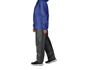 Wholesale Men Full Sleeve Waterproof Polyester <b>Motorcycle</b> Rain Suit Custom Brand Blue <b>Jacket</b> Gray Pants All Seasons Outdoor Wear - Product Image 3