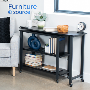 Bureau ergonomique en mélamine MDF en forme de L Design extensible pliable pour des espaces de travail de bureau confortables Fabriqué à la main Vietnam réputé - Product Image 1