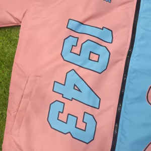 Sorority Gamma Phi Delta 1943 All Over Sublimation Heat Transfer Printed Quilt Lined Casual <b>Zipper</b> Outdoor Bomber Jackets - Product Image 5