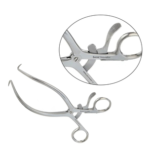 Retractor de Cirugía Ósea Veterinaria Gervet de Alta Calidad, Puntas Largas 70mm x 190mm, Acero Inoxidable Ajustable para Cirugía Equina - Product Image 6