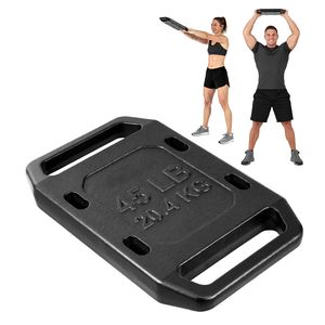 Plaque de musculation en fonte de 45 lb pour sac à dos, avec poignée lisse et finition texturée - Product Image 1