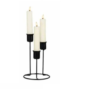 Portavelas Metálico Moderno, Elegante Portavelas de Metal, Portavelas Metálico con Acabado Brillante - Product Image 4