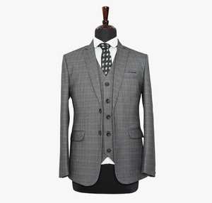 Traje Formal de Algodón Slim Fit para Hombre |   Conjunto de Traje Profesional de Dos Piezas de Lujo |   Traje Elegante y Transpirable para Oficina - Product Image 2