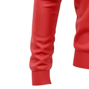 Sudadera de Algodón con Media Cremallera y Logotipo Frontal Personalizado, Impresión Serigráfica, Ropa Deportiva para Hombre, Teñido Liso, Corte Ajustado, Sudadera con Cremallera 1/4 para Hombre - Product Image 3