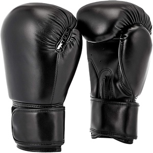 Gants de boxe professionnels robustes pour hommes, en cuir de haute qualité, mitaines d'entraînement avec protection UV pour les arts martiaux, logo personnalisé, tout inclus - Product Image 1