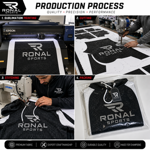 Sudadera con Capucha para Hombre RONAL SPORTS, Manga Raglán, Negra y Blanca, Tejida, Transpirable, Deportiva, con Logotipo Estampado en la Parte Delantera, para Otoño - Product Image 5