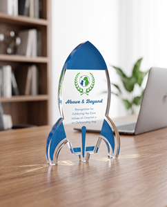 Trofeo de Madera y Acrílico con Diseño de Primera Calidad, Placa con Logotipo Personalizado, Impresión UV en Capas Transparentes que Resaltan la Visión del Cliente, 15-50MM - Product Image 5