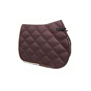 Almohadilla de Montar a Caballo Acolchada Rosa con Cierre de Velcro y Ribete Plateado para Doma Clásica - Product Image 3