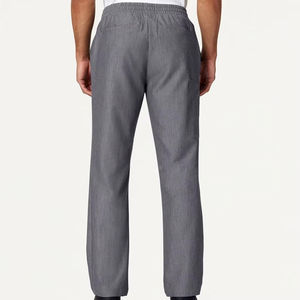 Custom Unisex Woven Needle-Detecting Medical Uniform Set Short Sleeve V-Neck <b>Scrub</b> <b>Top</b> Drawstring Pants Hospital Nurse <b>Scrubs</b> - Product Image 2