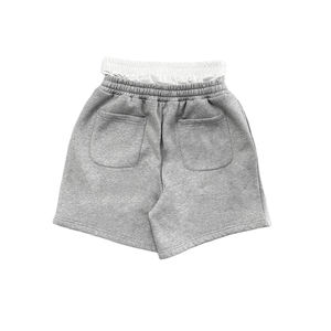 Pantalones Cortos Vaqueros Personalizados con Pedrería de Cristal para Hombre, Estilo Vintage, Holgados, con Doble Cintura y Cordón Ajustable - Product Image 2