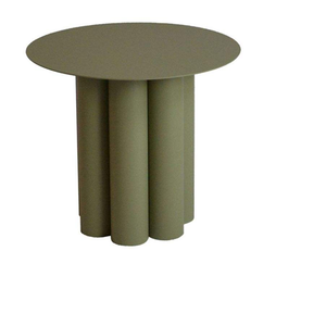 Mesa de Centro Redonda de Estilo Francés para Sala de Estar, Mesa de Té Moderna y Creativa de Lujo Ligero para el Hogar - Product Image 1