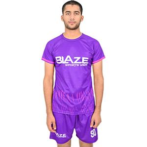 Maillot de football bleu à séchage rapide personnalisé uniforme d'entraînement pour hommes combinaison de football originale - Product Image 1