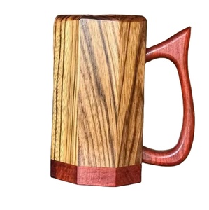 High Temperature Resistant Wooden <b>Coffee</b> Mug Japanese Style Eco Friendly Handmade Wood Beer <b>Cup</b> - Product Image 3
