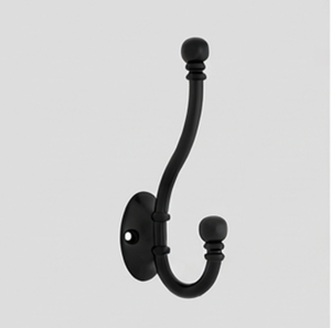 <b>Black</b> Color Coated Finished Wall Mounted Hanging <b>Hooks</b> Metal With Unique Design Perfect For Stylish Home Decoration Use <b>Hook</b> - Product Image 5