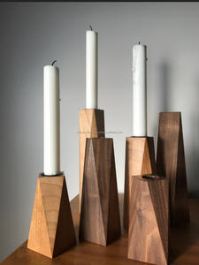 Handmade Christmas Wooden <b>Candle</b> Holders Unique Craft India's Polished Stand for Home Decoration and <b>Weddings</b> - Product Image 2