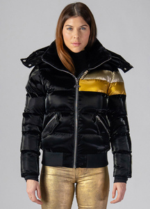 Chaqueta Premium Acolchada para Mujer, para Invierno, Informal, para Uso en Exteriores, Resistente al Viento, con Cierre de Cremallera y Bolsillos Laterales - Product Image 1