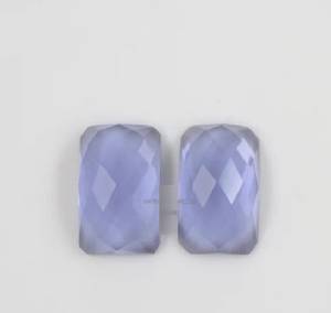 Iolita Natural, Corte Octogonal en Forma de Rosa, Piedras Preciosas Sueltas para Anillos, Collares, Abalorios, Joyería, Gemas, Joyería al por Mayor Más Vendida, Libre de Impuestos, Regalo - Product Image 2