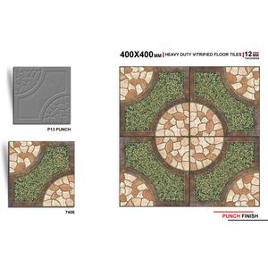 Piedras de pavimentación de jardín de pizarra oxidada antideslizantes para exteriores de 40x40 cm, de primera calidad, baldosas de pizarra natural, baldosas de porcelana de alta resistencia. - Product Image 3