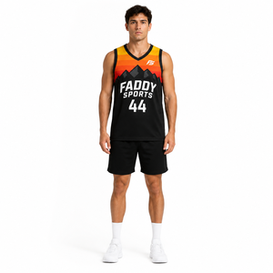 Maillot de basket-ball personnalisé par sublimation, séchage rapide, respirant, uniforme d'équipe, vêtements de basket-ball personnalisés pour hommes, vente en gros de vêtements de sport - Product Image 3