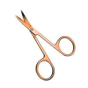 Ciseaux à cuticules premium pour manucure et pédicure, lame courbée, acier inoxydable tranchant, outil de beauté de précision, logo personnalisé - Product Image 2