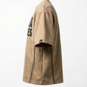 Camisetas Gráficas Transpirables de Alta Calidad con Estampado 3D en Relieve, 100% Algodón, Logotipo Personalizado, Estilo Urbano, Tallas Grandes - Product Image 4