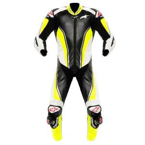 Combinaison de course en cuir de vachette personnalisée pour moto - Vêtements de sport imperméables avec design respirant et respectueux de l'environnement, logo de marque personnalisé - Product Image 5