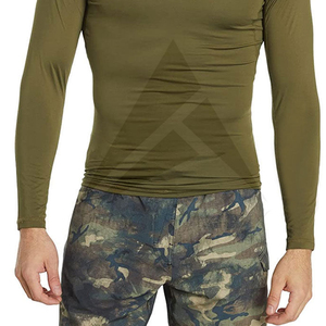 Maillot de bain athlétique à manches longues pour homme, protection UV, séchage rapide, vêtements de sport, prix de gros, longueur standard, personnalisable OEM - Product Image 4