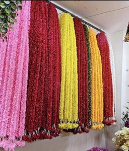 Guirnaldas de tela de jazmín blanco artificial hechas a mano en India para bodas, eventos, fiestas, decoración interior y exterior, guirnalda colgante - Product Image 4