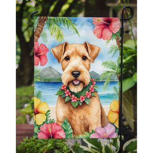 Lakeland Terrier Luau Garden Flag Boîte aux lettres multicolore Bannière décorative de jardin pour patio Oeuvre d'art et parterres de fleurs Petite taille - Product Image 3