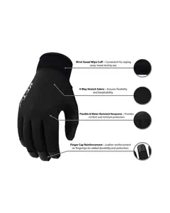 Guantes de Alta Calidad para Actividades al Aire Libre Unisex, Diseño de Camuflaje, Protección de Nudillos de Fibra de Carbono, Neopreno, Poliéster, Ligeros - Product Image 3