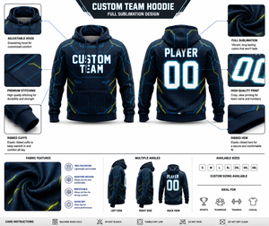 Custom Sublimation Print Sports Team <b>Hoodie</b> for Men and Women 100% Polyester <b>Short</b> <b>Sleeve</b> Pullover 420g XS - Product Image 5