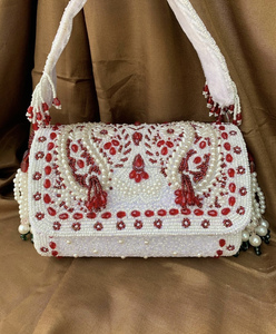 Best Selling Women's <b>Potli</b> <b>Bags</b> Handmade Embroidery Party Accessories Bucket Handbags Purses - Product Image 2