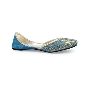 Calzado de Boda Personalizado al por Mayor para Mujer, Sandalias Planas, Zapatillas, Khussa, Punjabi Jutti, Khussa para Mujer Hecho en Pakistán - Product Image 6