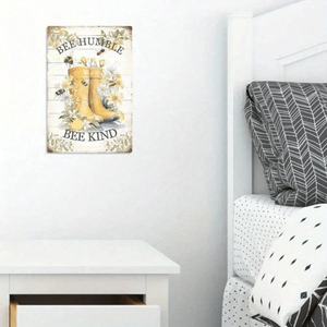 CIFbuy Targa in Alluminio Vintage Rustica 8x12 Pollici, Decorazione Murale a Tema Apicoltura per Servizio Ritiro Temu su TikTok - Product Image 5