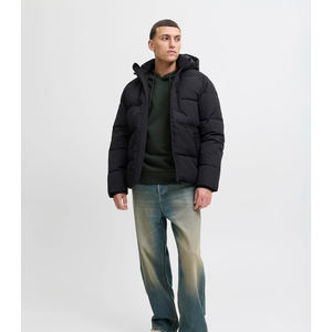 Manteau d'hiver matelassé personnalisé pour homme 2026 OEM, vente en gros, avec logo personnalisé, veste d'extérieur chaude et rembourrée - Product Image 3