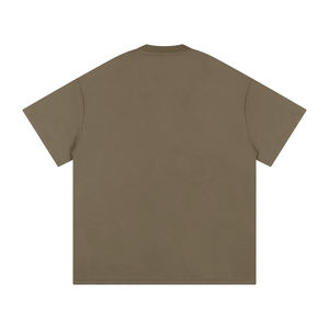 T-shirt Homme en Coton Tricoté 100% Premium, Manches Courtes, Décontracté, Grande Taille, Personnalisable avec Impression Sérigraphique et Logo 3D – Vente en Gros - Product Image 2