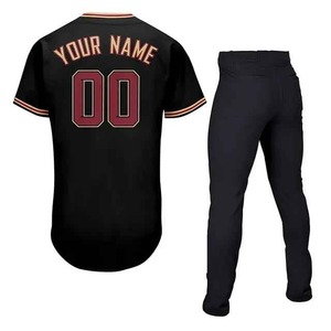Sublimation Printed <b>Baseball</b> Softball Uniform <b>Sets</b> Custom Team Name Color Letter Sponsor Breathable Moisture Wicking Short Flag - Product Image 5