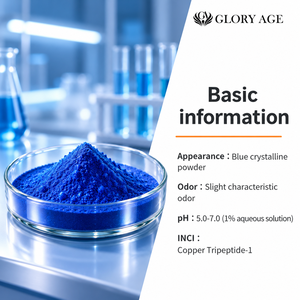 GHK-Cu Tripeptide de Cuivre-1, Ingrédient Actif Anti-Âge pour le Raffermissement de la Peau, le Soutien du Collagène et les Formulations de Sérums Anti-Rides - Product Image 4
