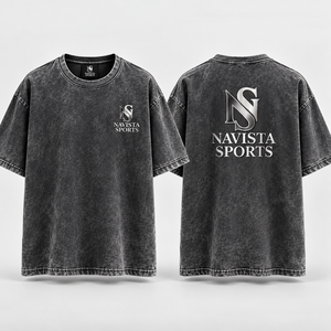 เสื้อยืดคอกลมแขนสั้นผ้าฝ้ายทรงเรกูลาร์ฟิตสำหรับผู้ชาย ลาย Marble Wash สไตล์ลำลอง พิมพ์โลโก้ด้านหน้า ลุคสตรีทแวร์ - Product Image 5
