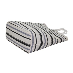 Customizable Wedding Wine <b>Bride</b> <b>Beach</b> Canvas <b>Bag</b> Soft Thick Hand Length Handle Striped Multicolour White - Product Image 4
