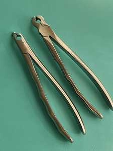Alicates Ortodonciales Manuales Crown Rectos y Curvos de 14 cm, Acero Inoxidable de Alta Calidad, Punta Serrada, Instrumentos Dentales Clase II - Product Image 4