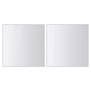 Juego de 16 azulejos de espejo de vidrio transparente medianos para decoración del hogar o uso en la oficina - Product Image 2