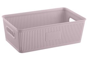 <b>Plastic</b> Fluted Storage small <b>Basket</b> - Product Image 3