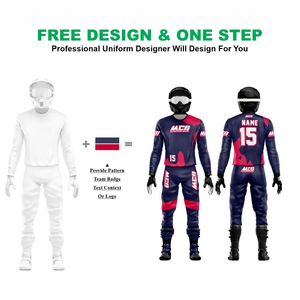Digital Print % Polyester 220g Breathable Quick Dry Unisex Adult Full Sleeve Kits for ATV Dirt Bike MTB BMX Motocross - Product Image 2