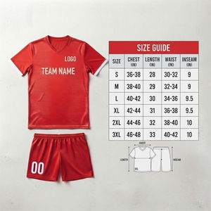 Nuevo Diseño Profesional de Camisetas de Fútbol Personalizadas por Sublimación, Camisetas Transpirables y Suaves de Manga Corta para Equipos de Fútbol - Product Image 5
