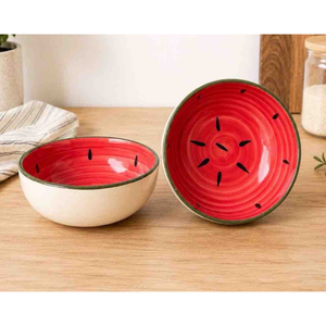 Cute Polka Dot <b>Ceramic</b> <b>Bowl</b> With Blue Bow Accent Nesting Porcelain <b>Serving</b> <b>Bowls</b> For Salad Soup & Dessert Aesthetic Kitchenware - Product Image 5