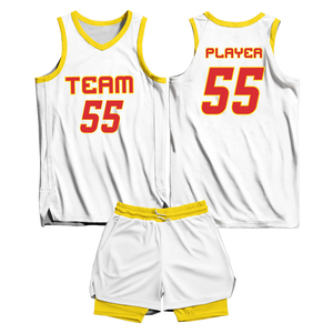 Uniforme de Baloncesto Personalizado de Alta Calidad – Camiseta y Pantalones Cortos Sublimados 100% Poliéster - Product Image 5