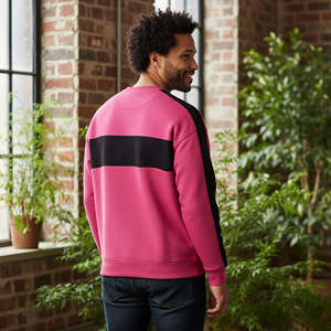 Sweat à capuche streetwear d'hiver pour homme, broderie personnalisée, logo appliqué, 100% coton, épais, épaules tombantes, coupe oversize - Product Image 2