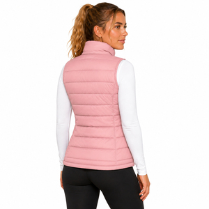 <b>Women's</b> Lightweight <b>Packable</b> Puffer Vest Sleeveless Winter Quilted <b>Jacket</b> Breathable Nylon Warm Padding Windproof Casual Wear - Product Image 3